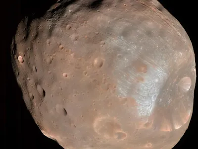 This lumpy moon would have made short work of NASA's MAVEN craft.