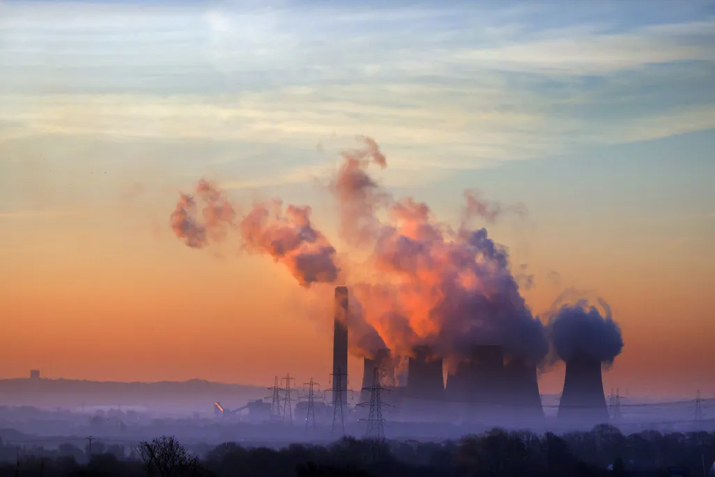 Fiddlers Ferry power station in Warrington, U.K.