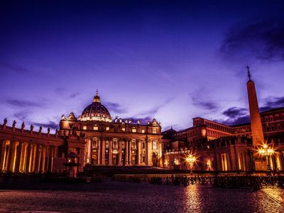 This Christmas, St. Peter's Square has a tree, a nativity scene and a message about refugees. 