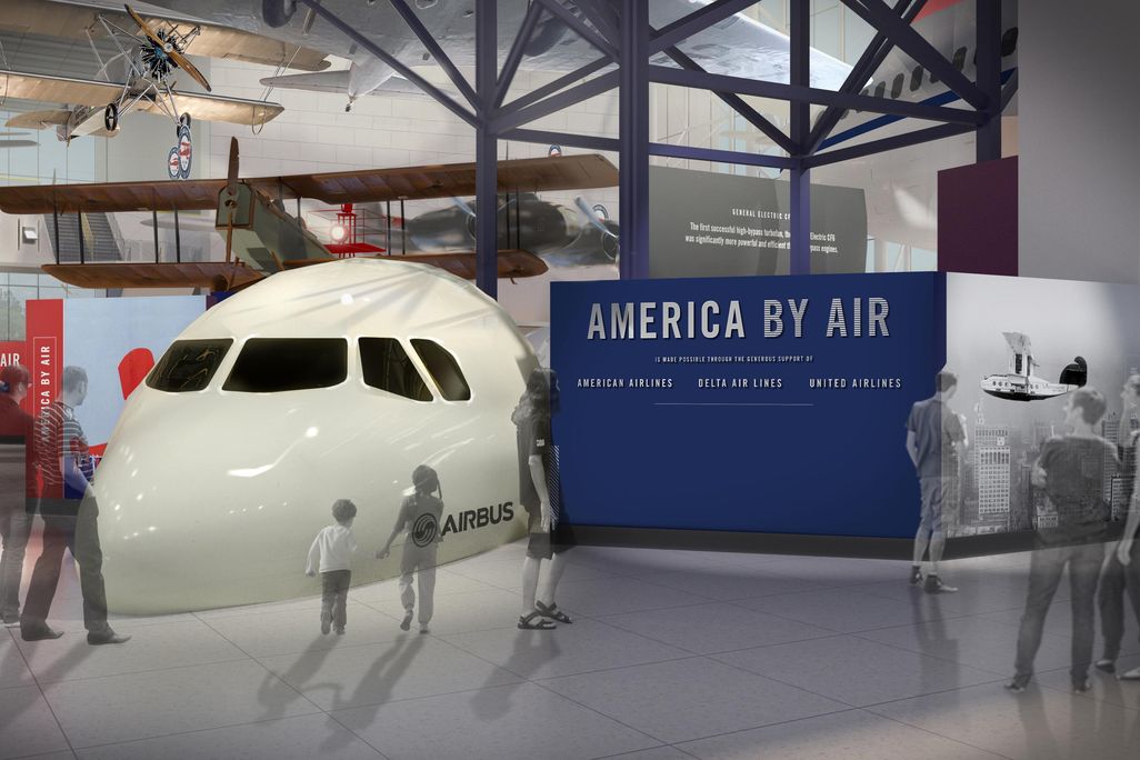 artist's drawing of America by Air gallery