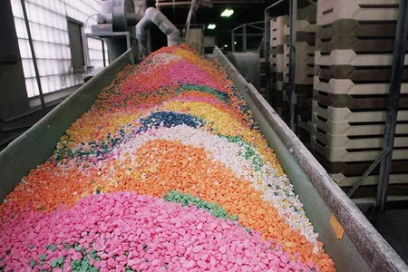 The Necco candy factory used to produce piles of Sweethearts.