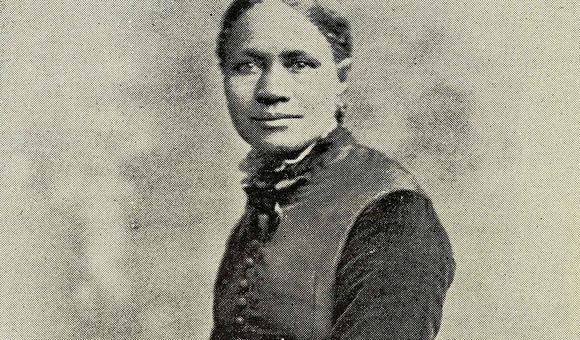 Portrait of Frances E.W. Harper (detail), Frontispiece, Poems, 1900. (Smithsonian Libraries and Archives) 
 
