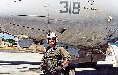 The author with his anti-sub Lockheed Orion