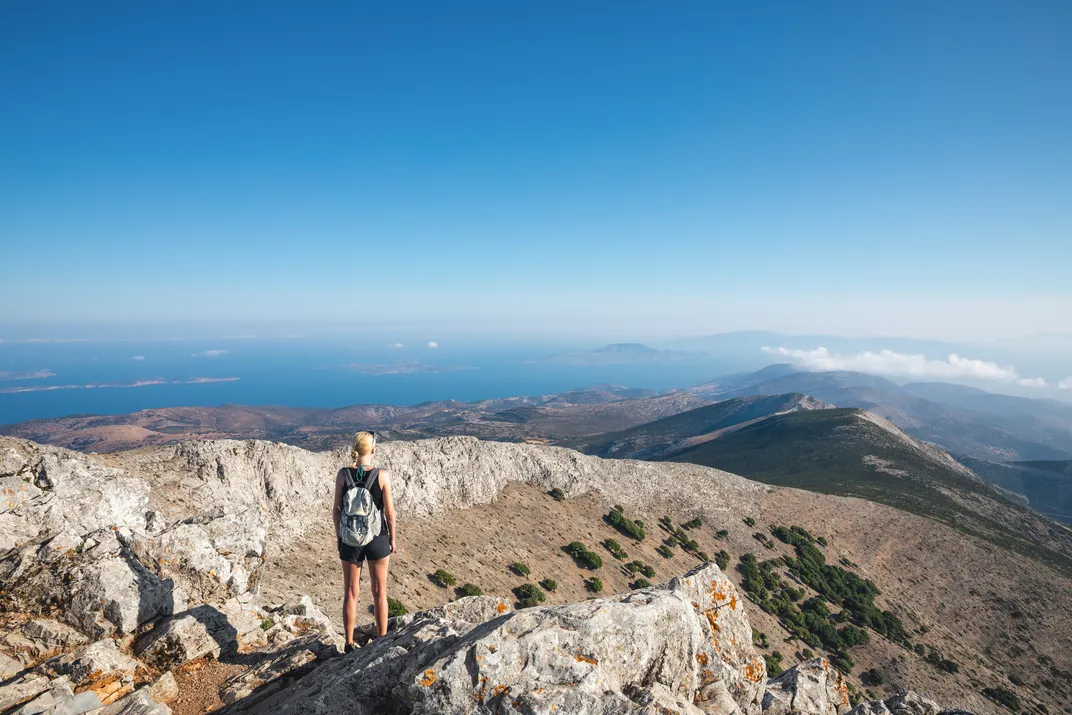 Hiking amid the interior landscapes of Naxos