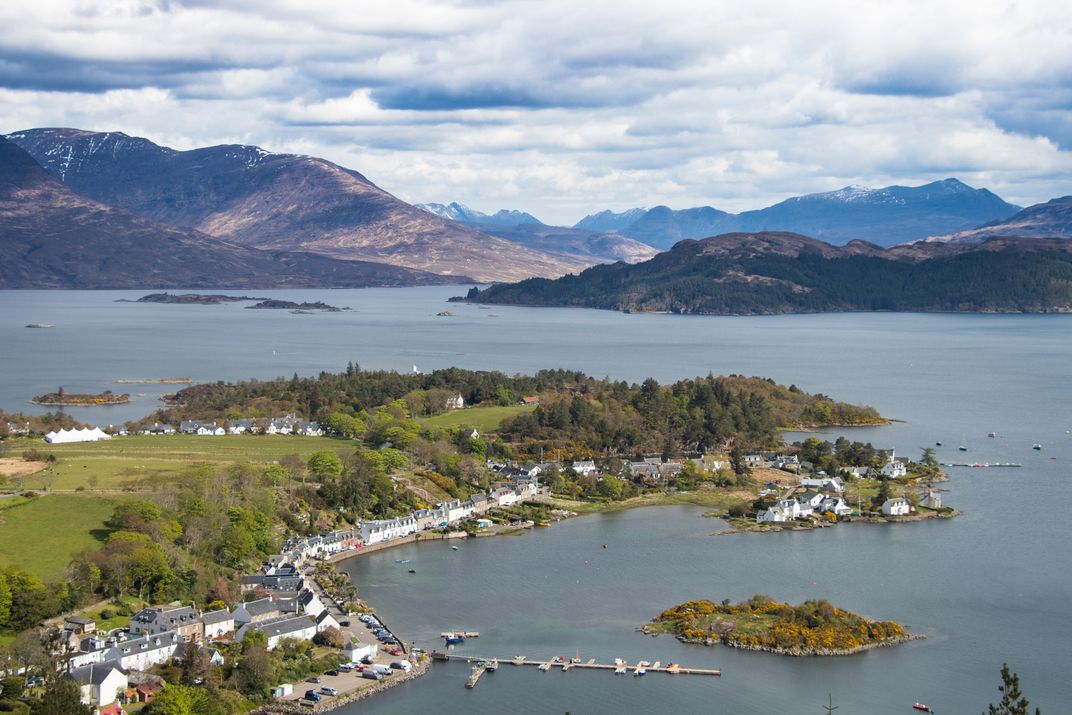 Fishing village of Plockton, on the west coast of Scotland