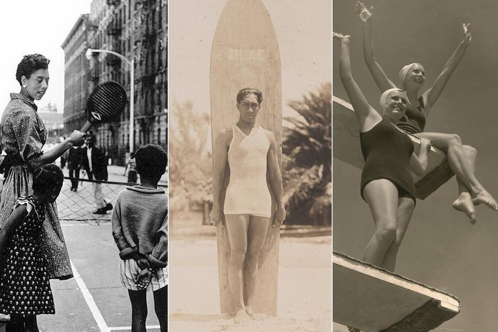 summer sports collage