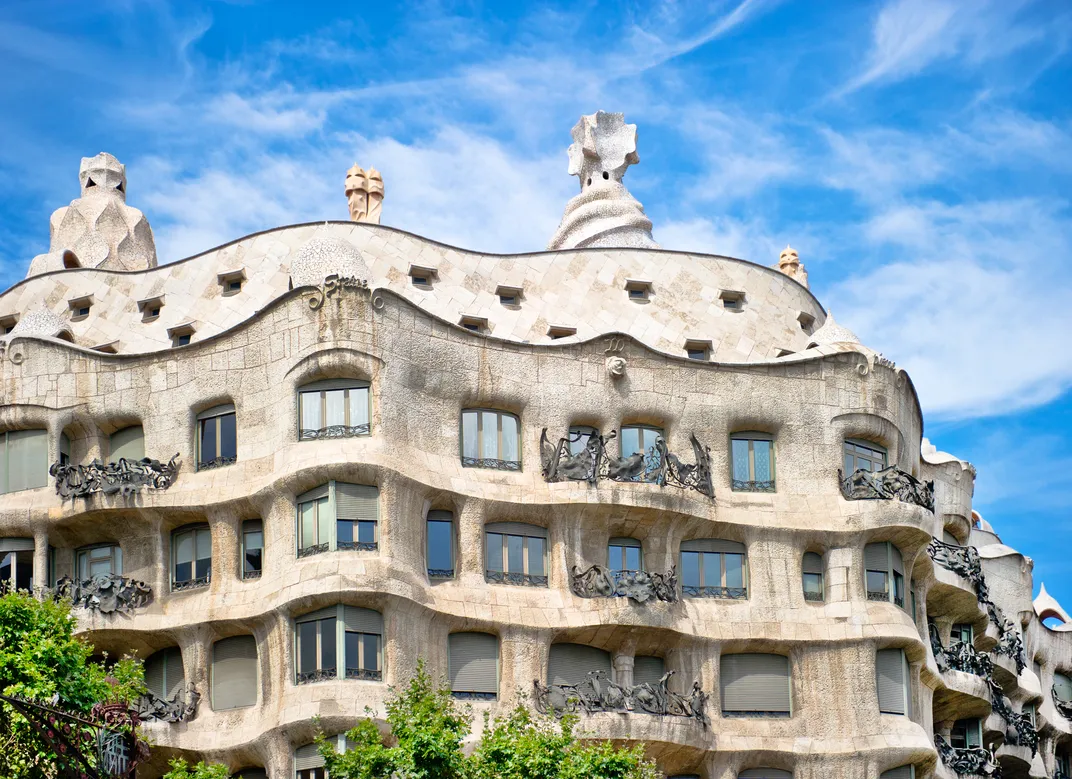 Gaudi's Casa Mila apartment building