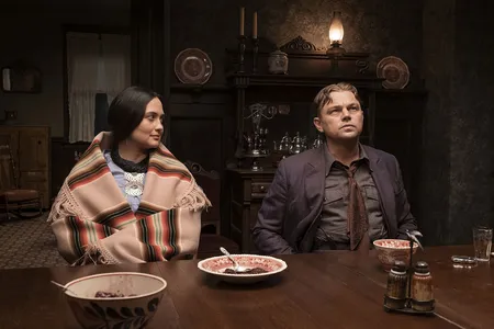 The new film places the relationship between Mollie Burkhart (played by Lily Gladstone) and her husband Ernest (Leonardo DiCaprio) at the center of the story.