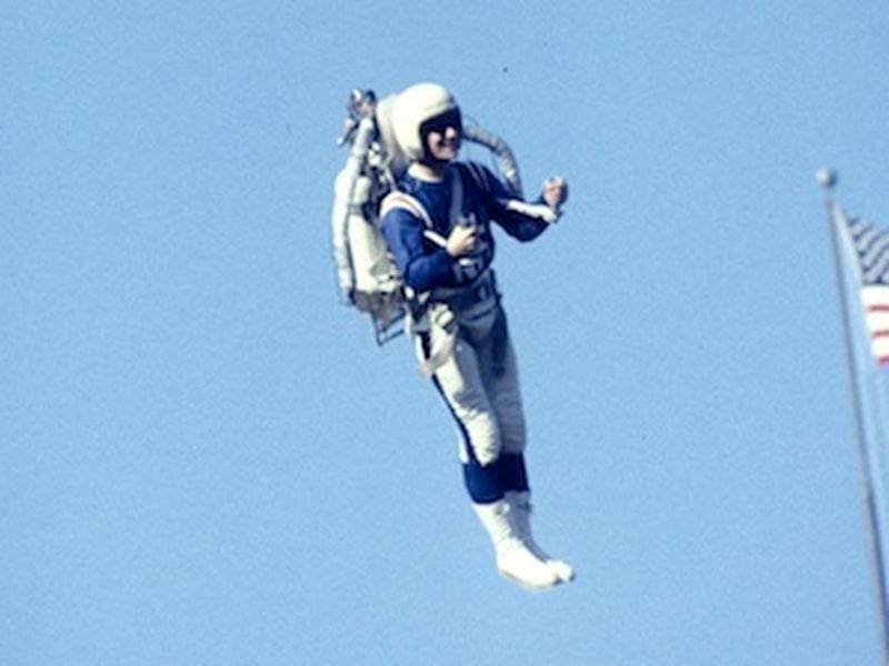 The Super Bowl's Love Affair With Jetpacks, History