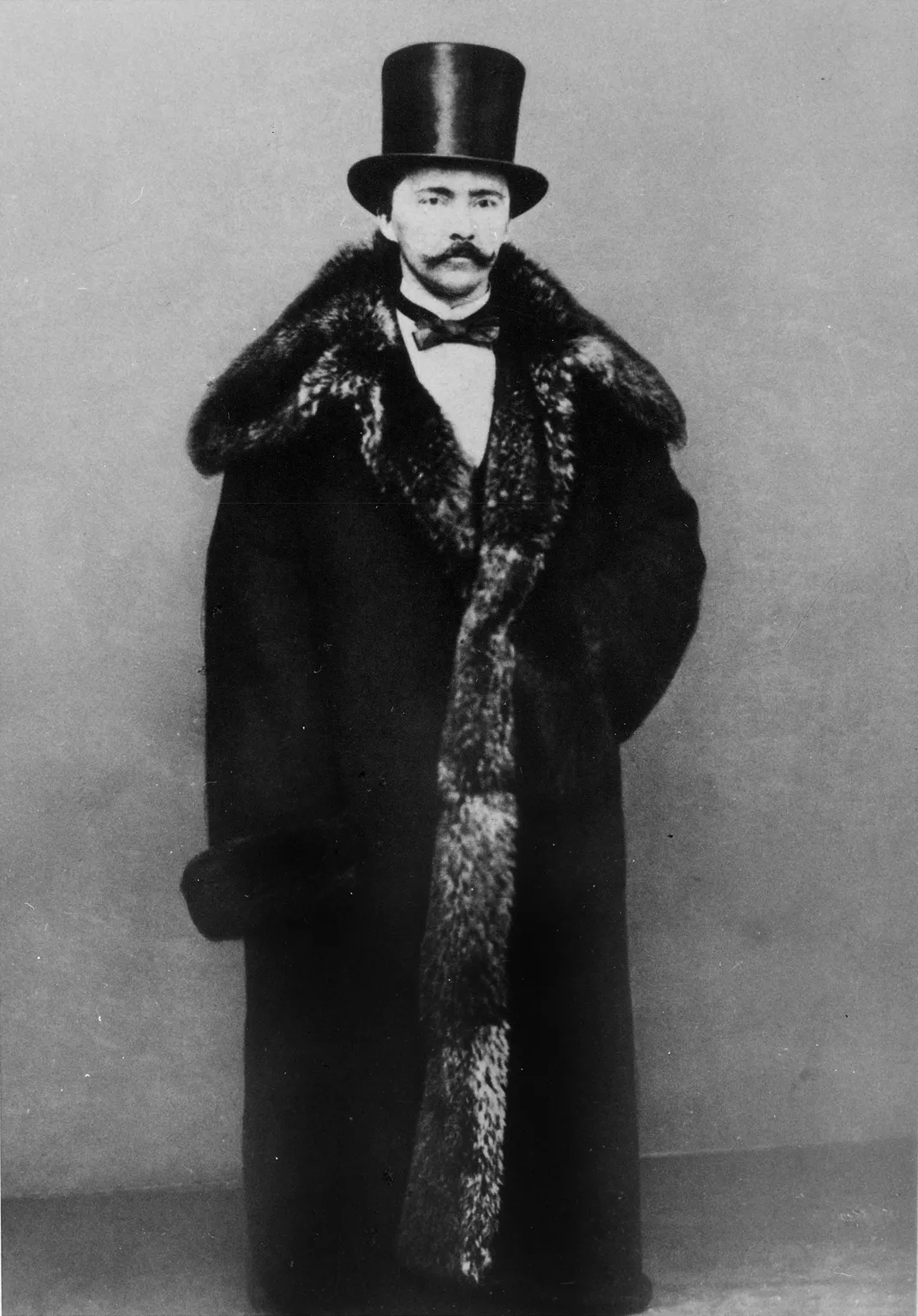 Heinrich Schliemann in 1860, when he was a merchant in St. Petersburg