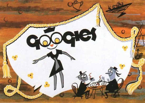 Googies coffee shop menu (circa 1958)