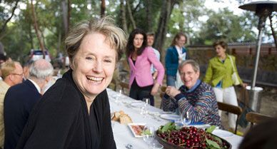 Chef, restaurateur, and leader of the slow food movement, Alice Waters of Chez Panisse