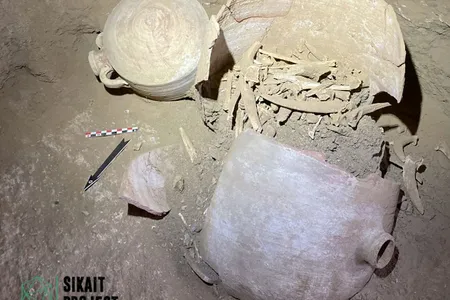 Votive offering found at the Sikait site