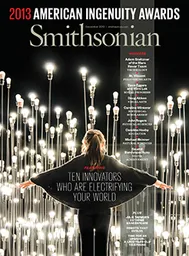 Cover of Smithsonian magazine issue from December 2013