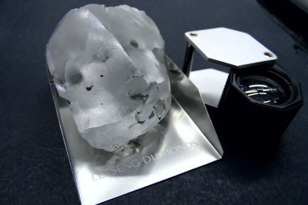 The 910-carat diamond discovered in Lesotho