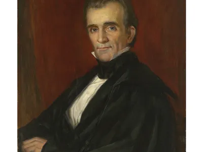 James K. Polk. Oil on canvas.