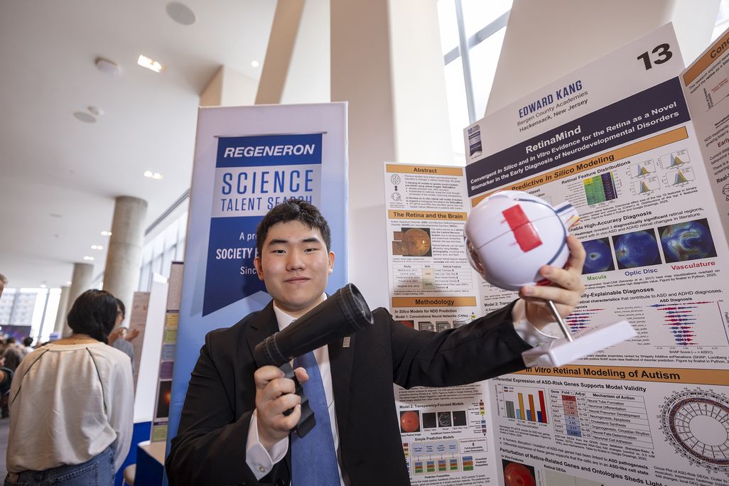 Edward Kang at 2026 Regeneron Science Talent Search