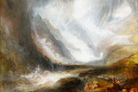 Snowstorm and Avalanche by Joseph Mallord William Turner