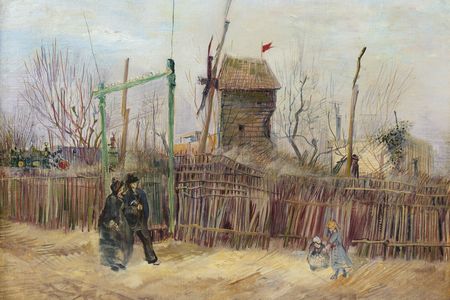 Vincent van Gogh, Scène de rue à Montmartre (Impasse des Deux Frères et le Moulin à Poivre), 1887