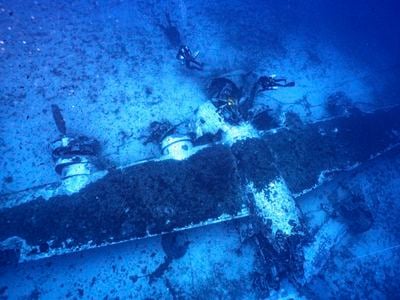 Divers from the University of Malta began exploring the sunken plane in 2018.