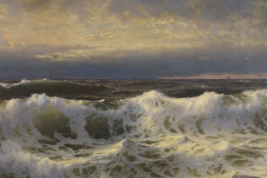 William Trost Richards, Along the Shore, 1903