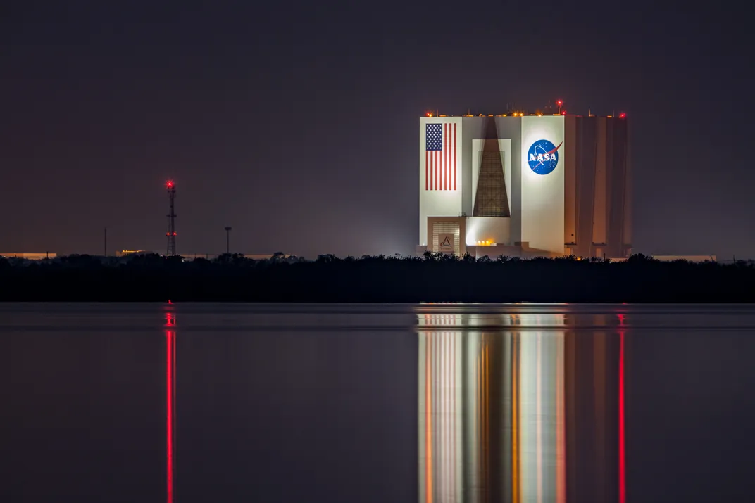 9 - NASA’s Vehicle Assembly Building, at 129 million cubic feet and standing 526 feet tall, is one of the world’s largest buildings.