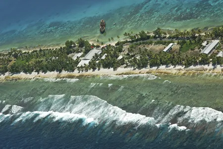 The world's first climate refugees hail from Tuvalu, a Polynesian island nation. 