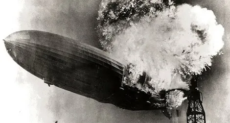 The Hindenburg disaster was captured on camera and in eye-witness accounts.