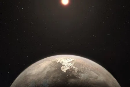 Artists impression of Ross 128 b