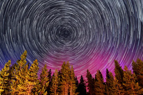 Aurora-StarTrails-Perseids-Crescent Lake thumbnail