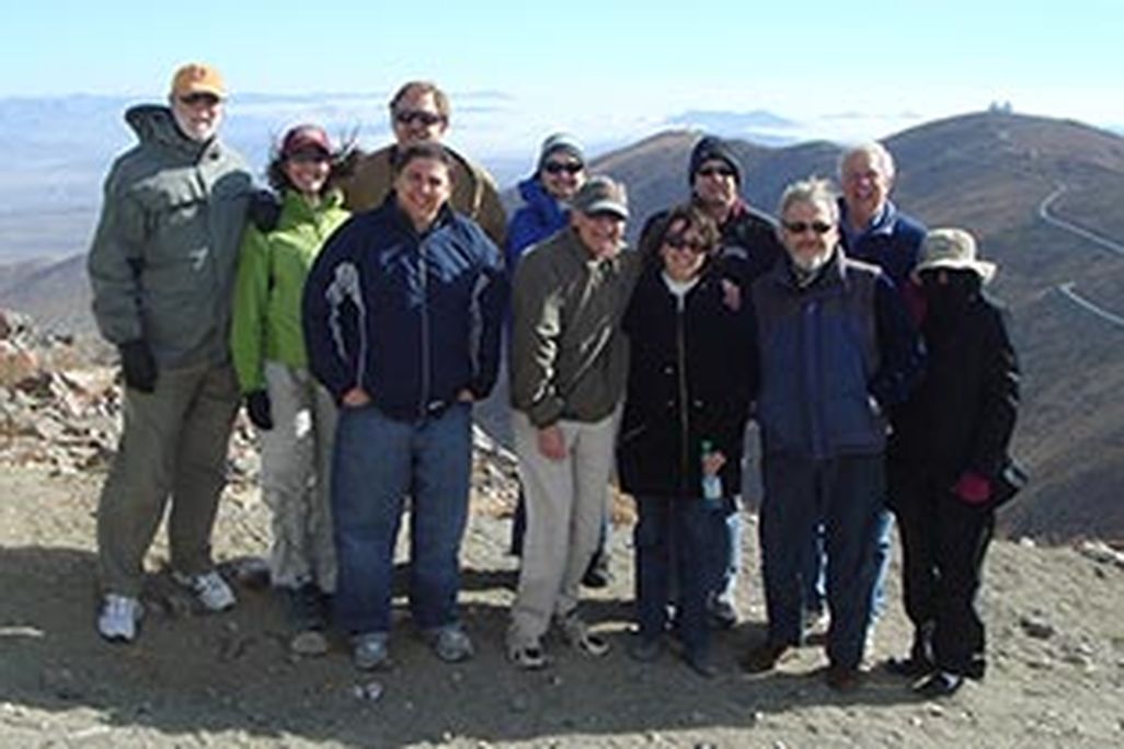 Team at the top of proposed giant Magellan telescope site