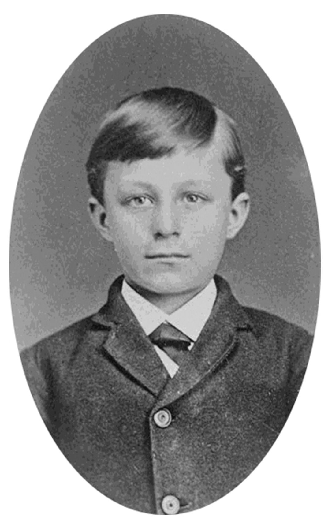 Wilbur Wright, child photo, 1876