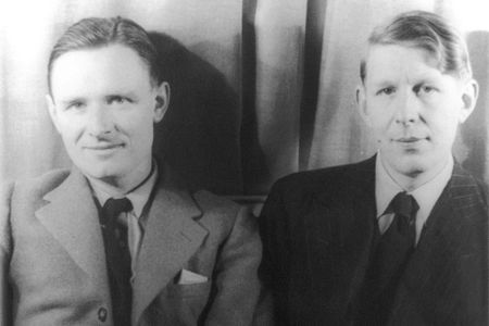 Christopher Isherwood and poet W.H. Auden (right) were romantic partners, but their sexual relationship in the 1930s was punishable by criminal prosecution in England. 