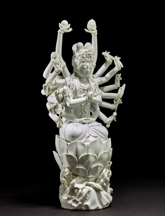 An 18th-century piece showing Buddhist goddess Guanyin, who represents compassion.