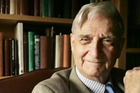 Pulitzer Prize-winning scientist E.O. Wilson appears in his office at Harvard University, in Cambridge, Mass. Wilson, an author, biologist, and humanist made well-chronicled efforts to team with evangelical Christians to fight global warming.