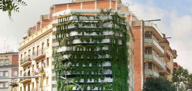 A slice of “vegitecture” in Barcelona