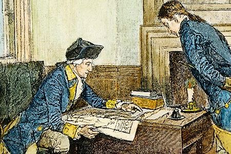 Many of George Washington's decisions during his long career were made only after careful readings of the existing cartographical materials.