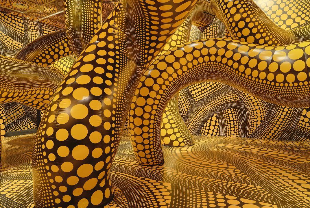 Immerse Yourself in the Polka-Dotted World of Yayoi Kusama