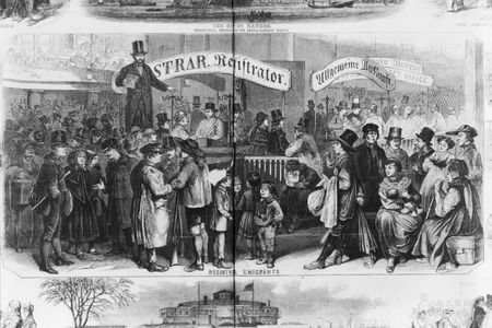 Millions of immigrants passed through Castle Garden on as they entered the United States. 