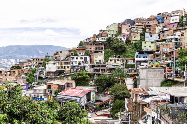 Hills of Comuna 13 in Medellin, Colombia thumbnail