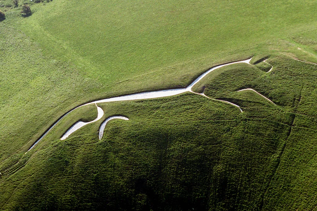 The White Horse at Uffington, Oxfordshire