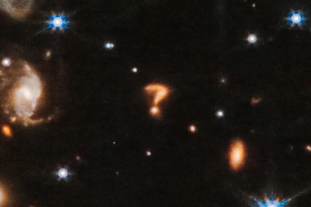 Question Mark in Space