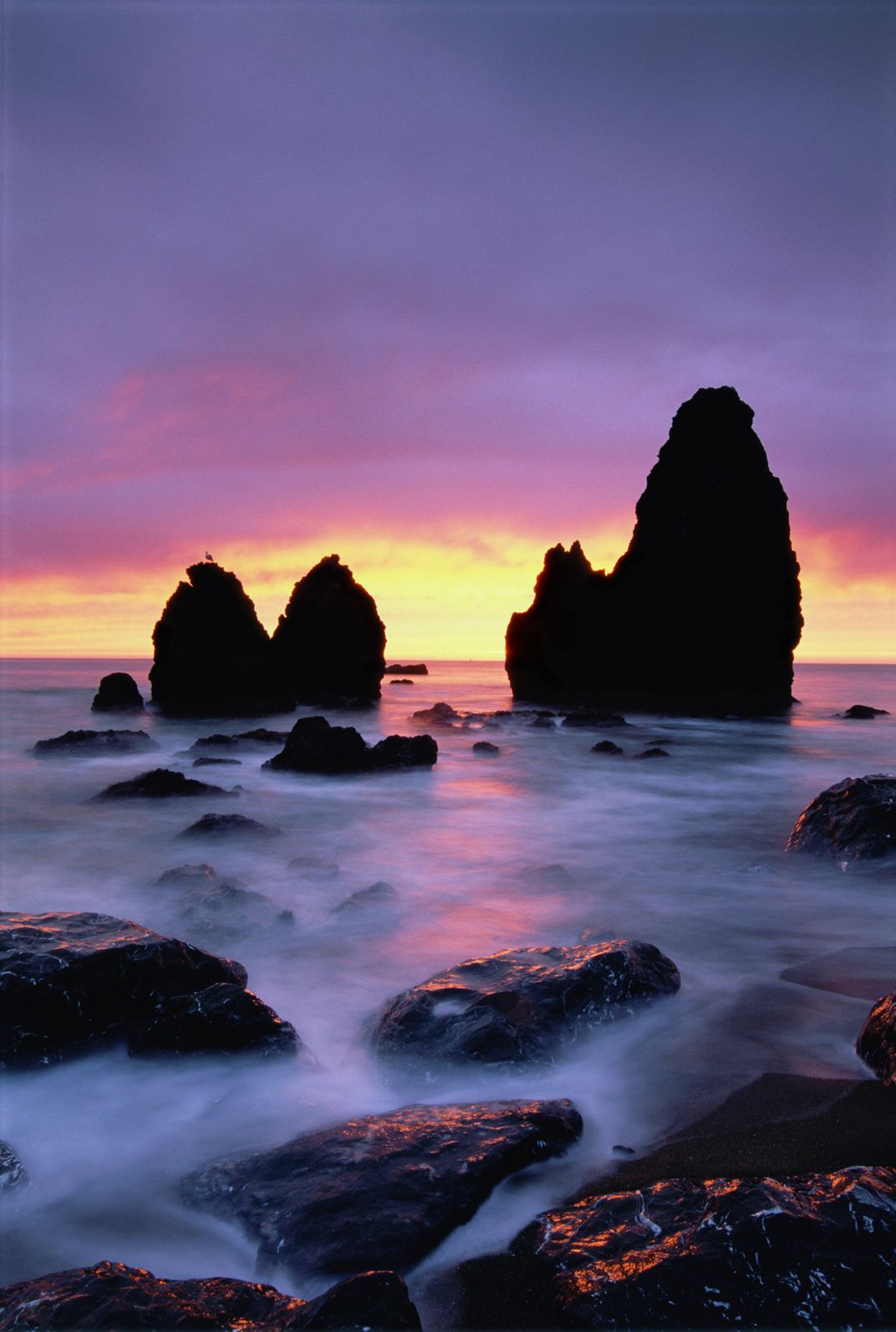 Rodeo Beach Boulders at Sunset,Marin Headlands,Golden Gate Recreation ...