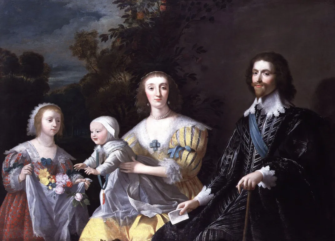 A 1628 portrait of George and his family