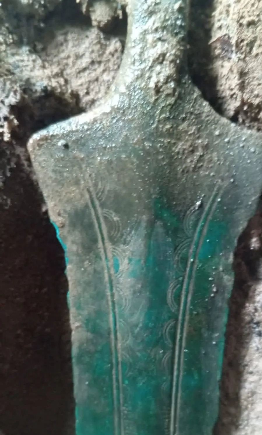 Close-up of sword