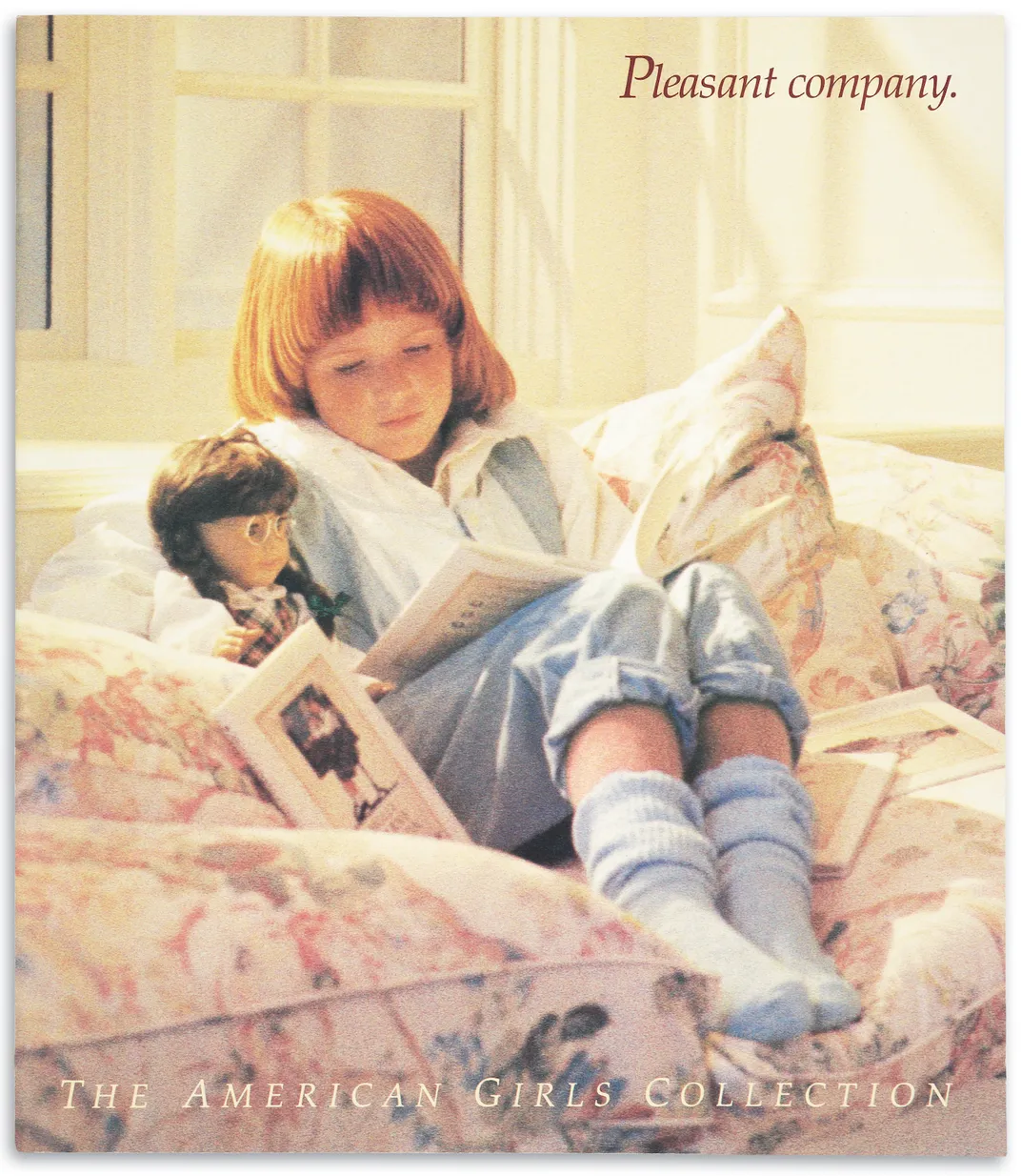 The cover of Pleasant Company's debut fall 1986 catalog 