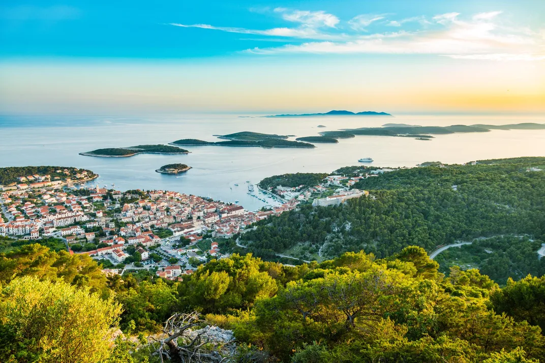 The Pakleni Islands near Hvar