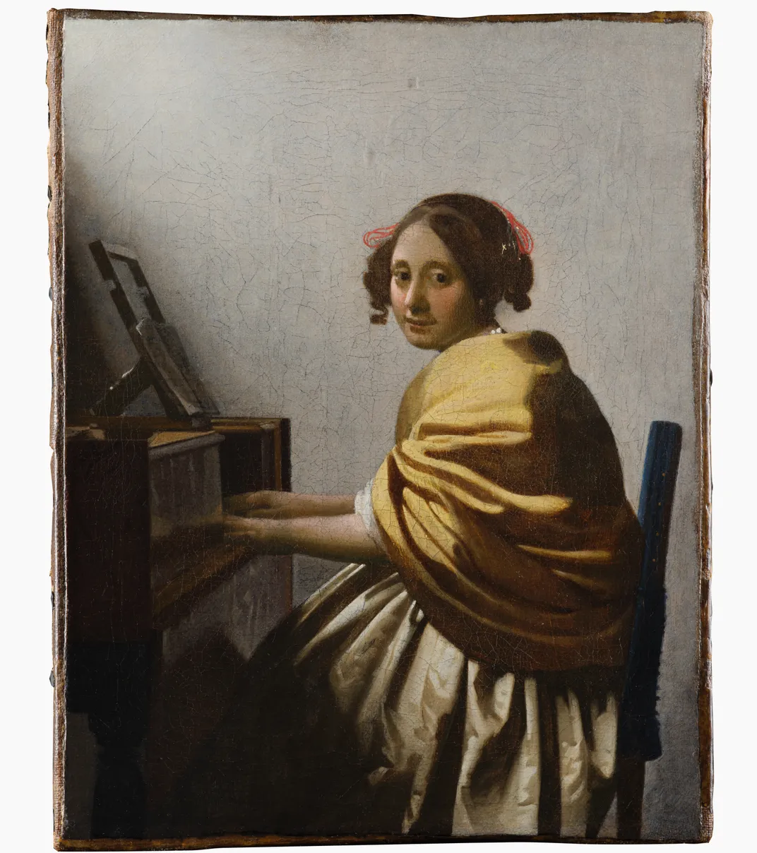 Young Woman Seated at a Virginial