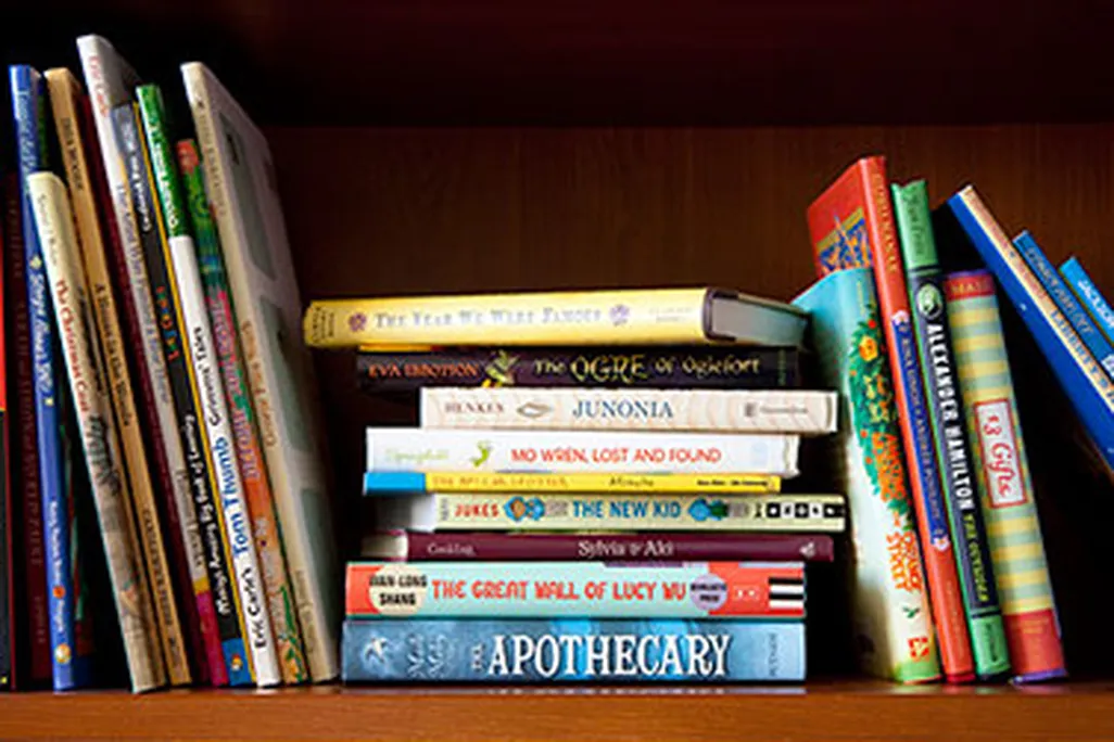 Our shelves are always full of children's books.