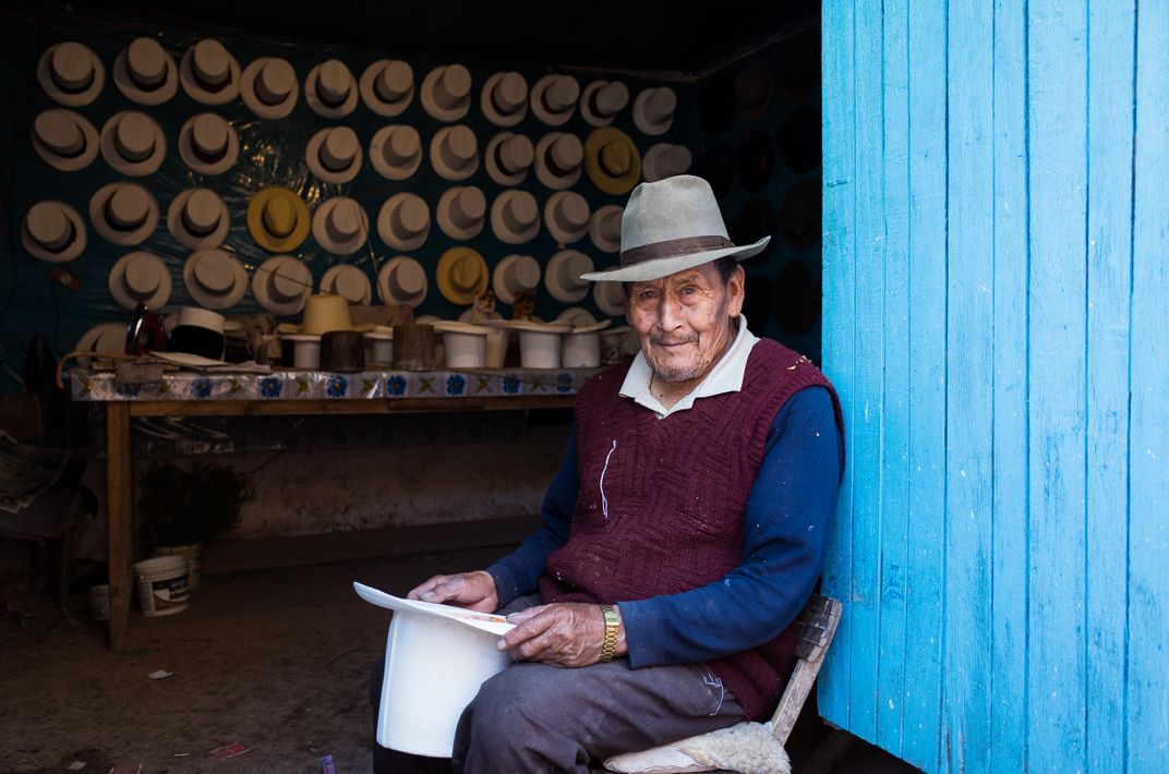 Rural Hat Maker, Maras Peru, Smithsonian Photo Contest